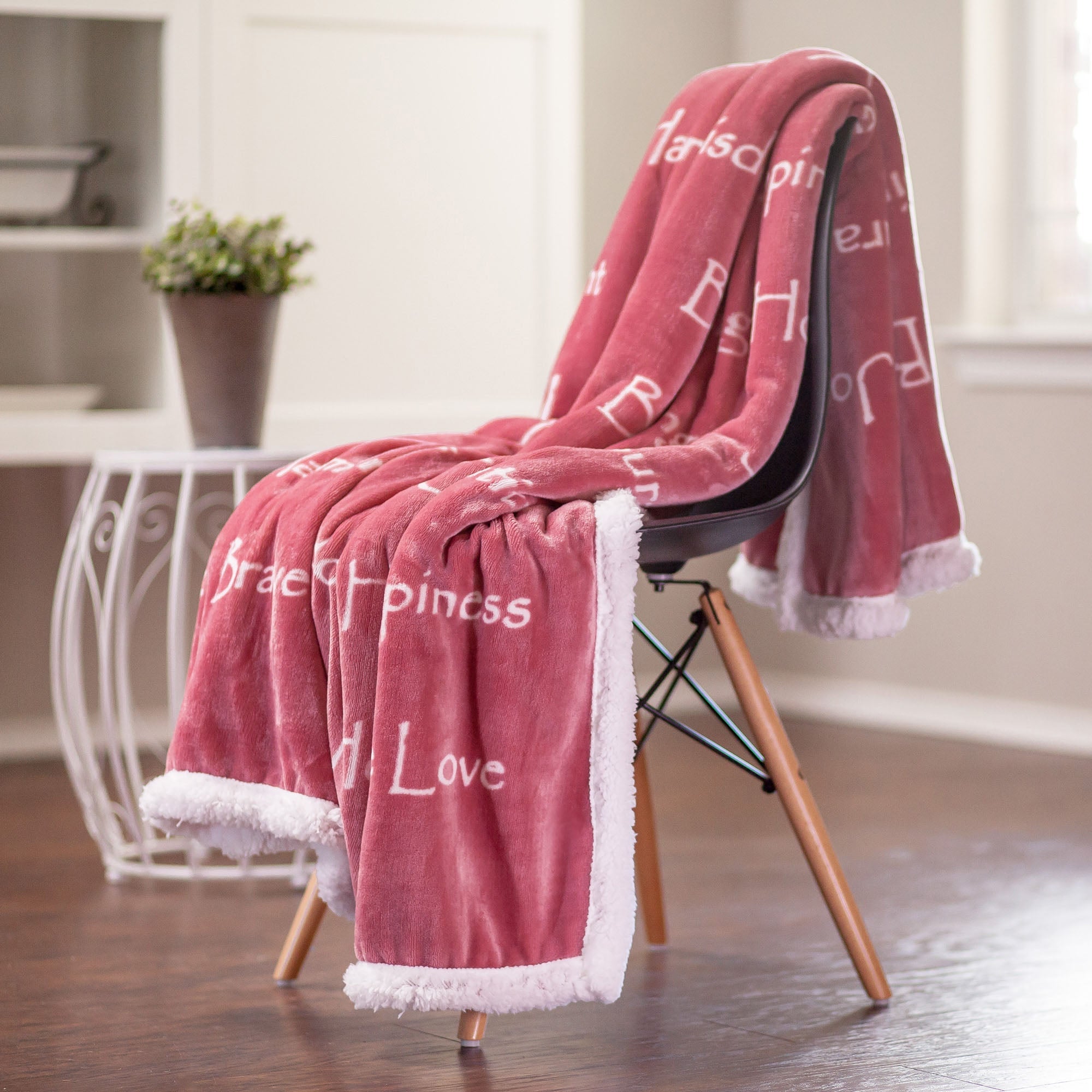 Harmony Inspirational Words Throw Blanket-Tolkye