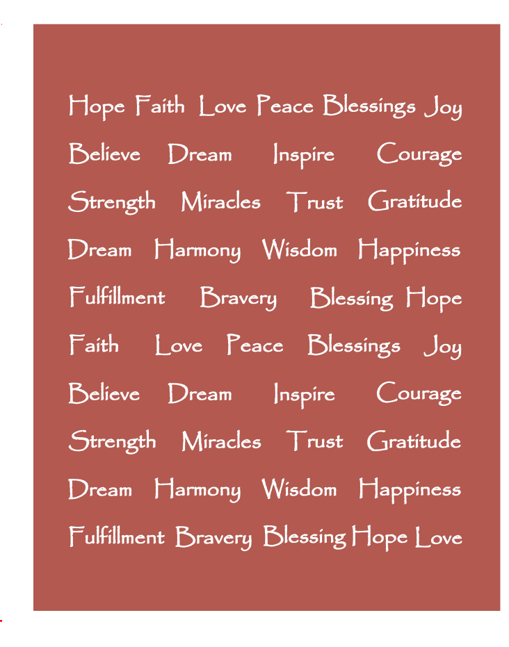 Harmony Inspirational Words Throw Blanket-Tolkye