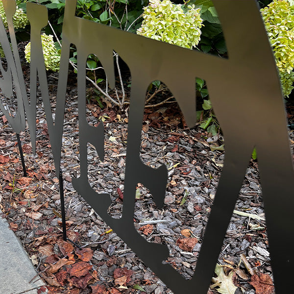 12 Feet Wide Happy Halloween Yard Stakes