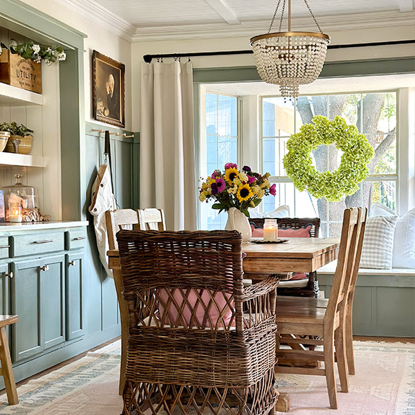 30 Inch HUGE Hydrangea Faux Wreath