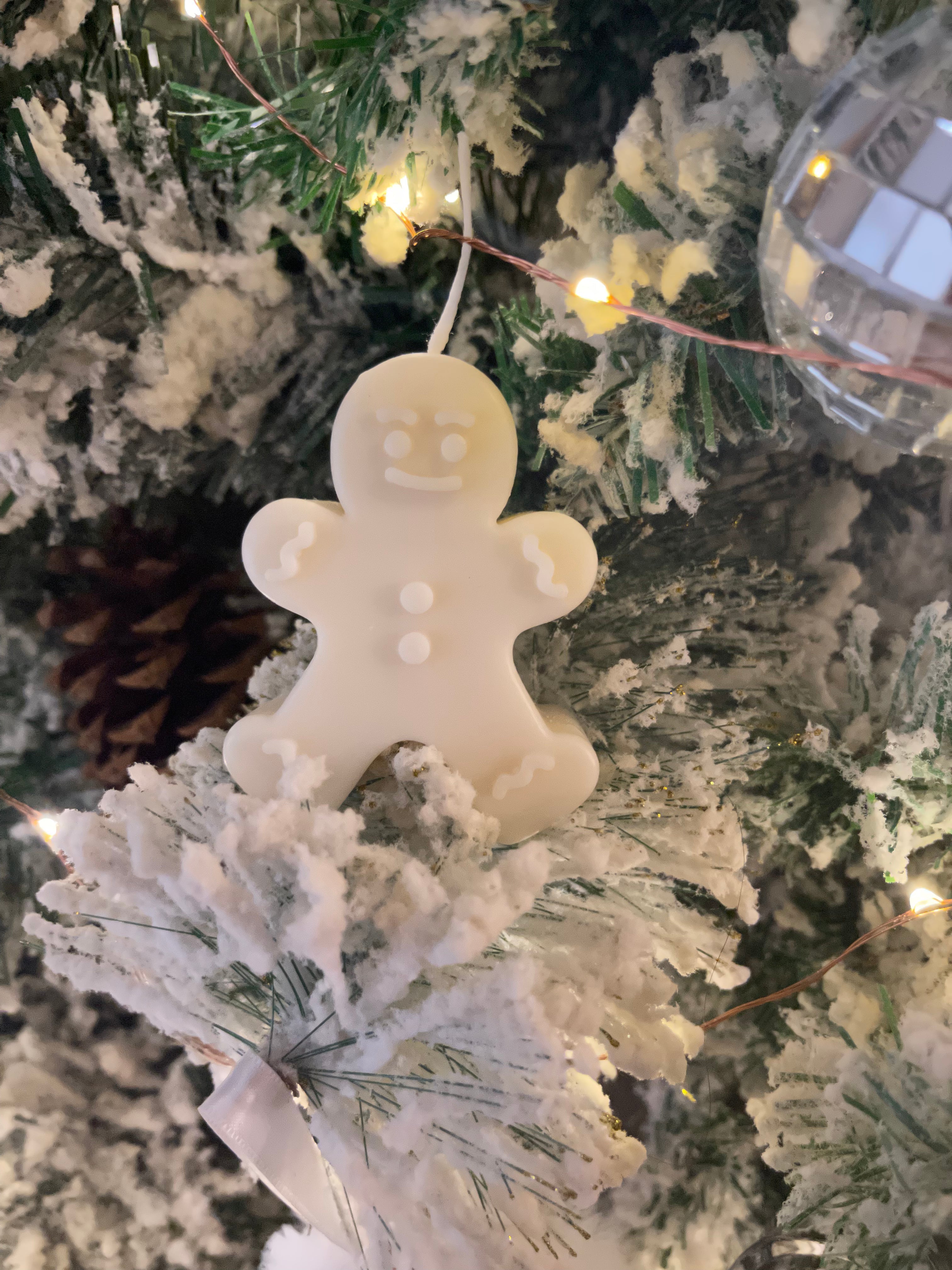 Gingerbread Man Candle