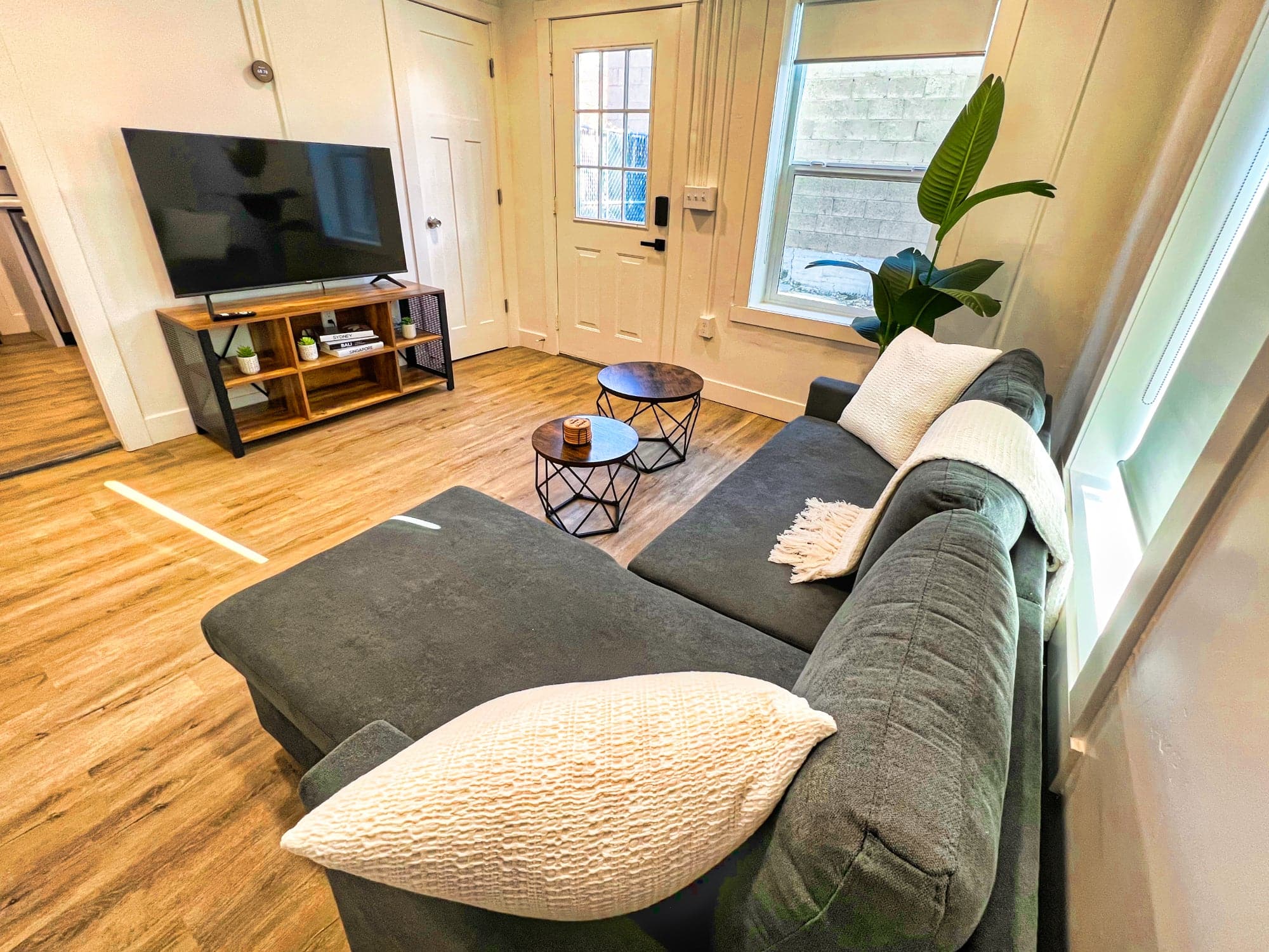 Waffle Cotton Knit Tassel Fringe Throw-Tolkye