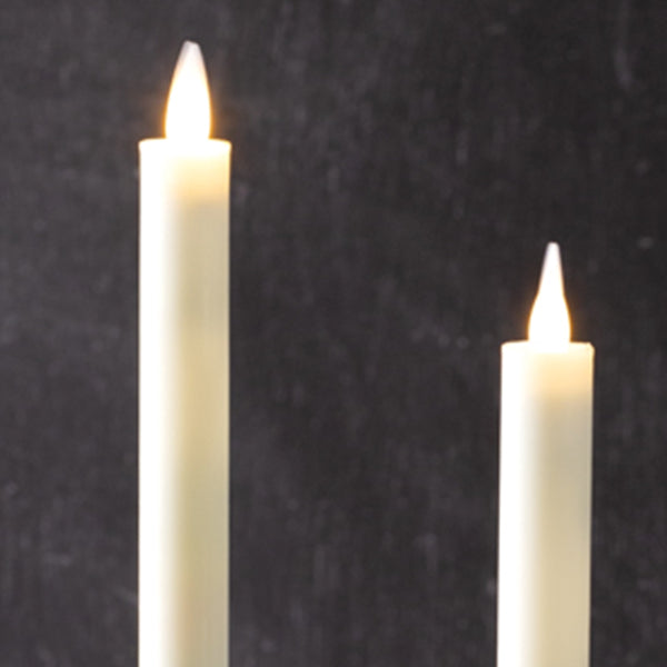 Infinite Wick Wax Taper Candles, Set of 2