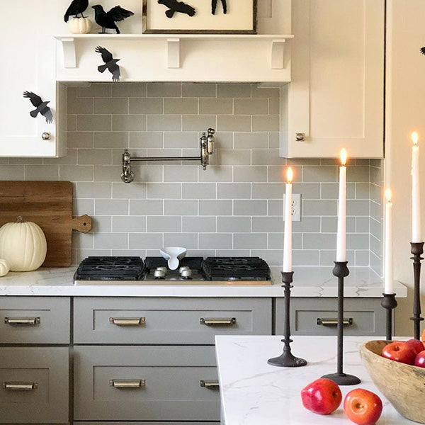 Hand Forged Iron Taper Candle Sticks, Set of 4