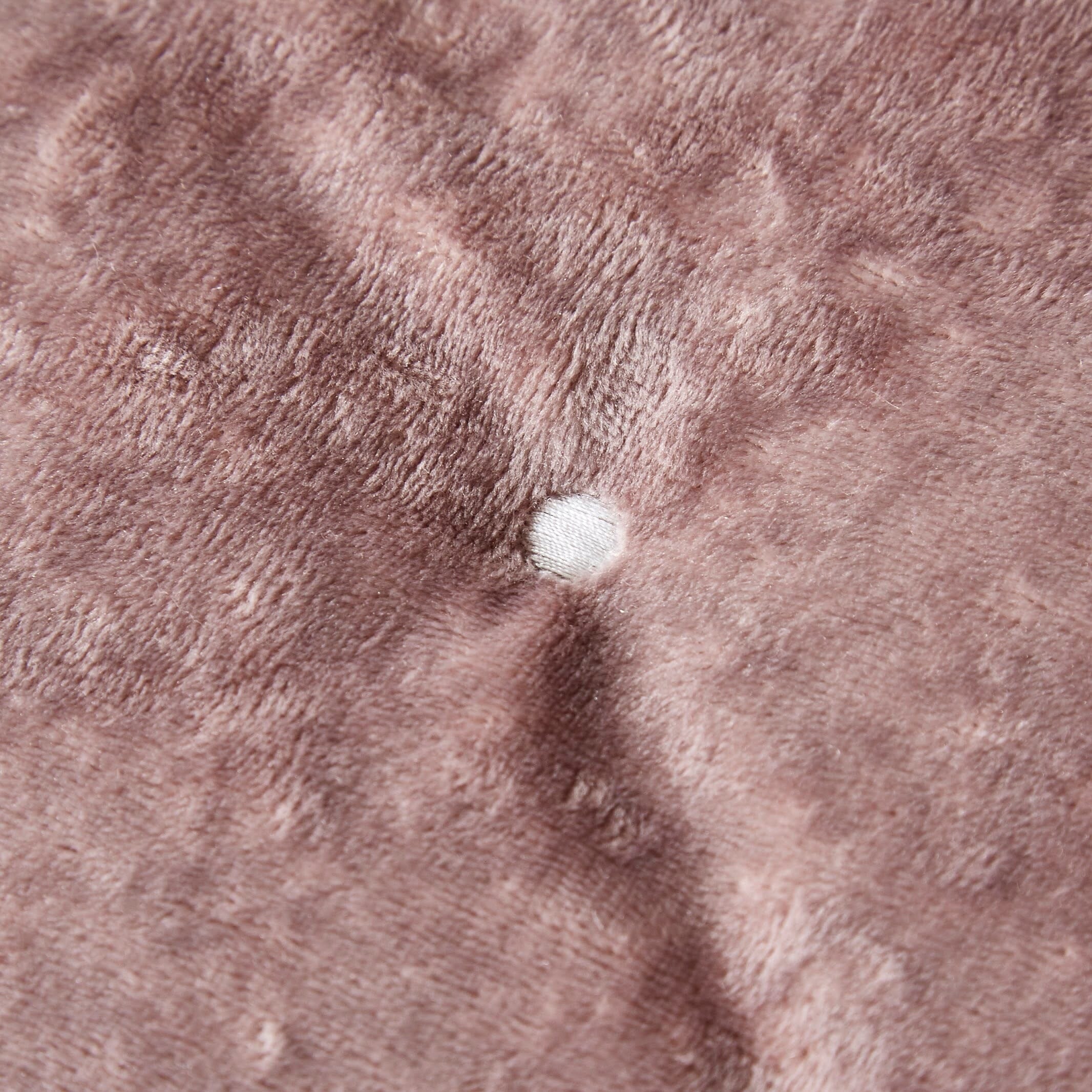 Plush Dreams Purple Mauve Tufted Velvet Quilt Set