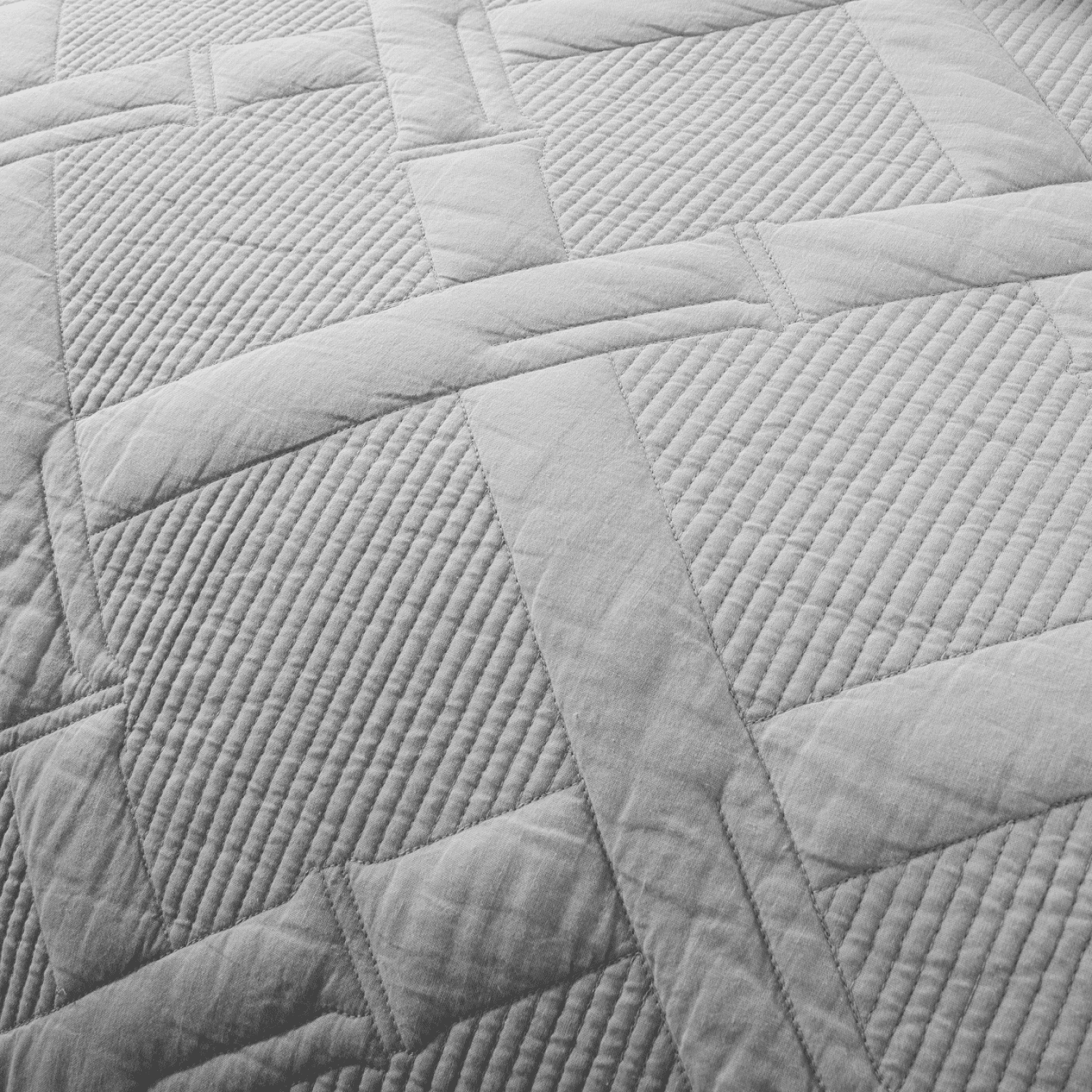 Cotton Light Grey Silver Soothing Pastel Cushion Covers / Euro Sham