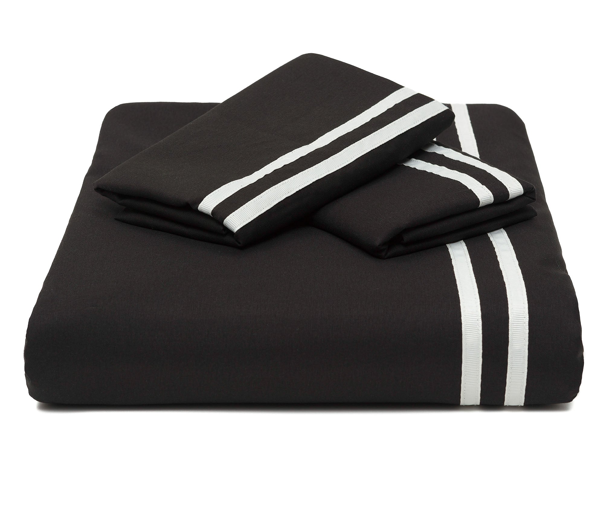 Bordered Ribbon Duvet Cover Set-Tolkye