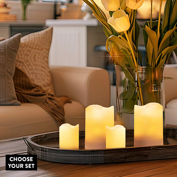 LED Candles, Set of 2 | Pick Your Size