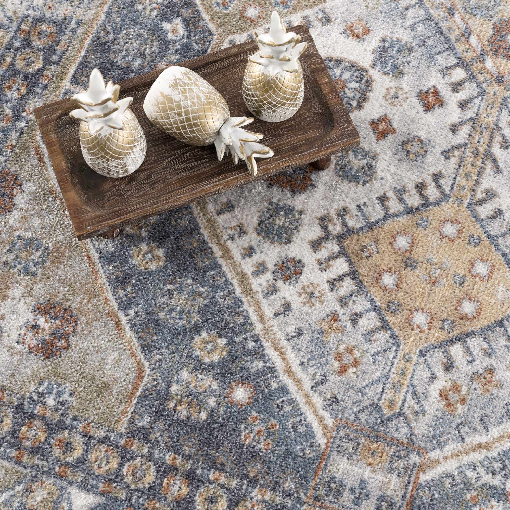 Southwestern Washable Area Rug