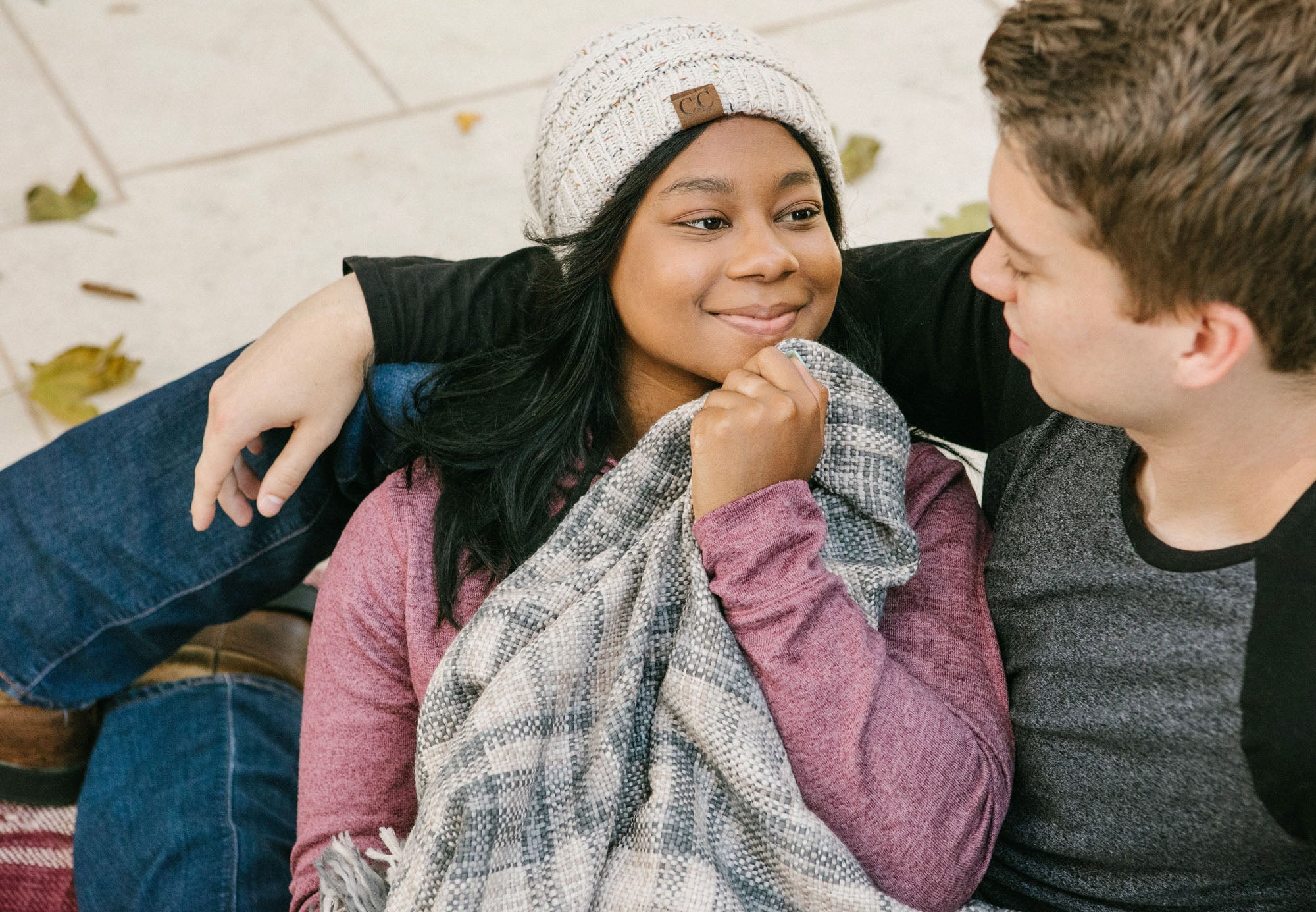 Farmhouse Plaid Throw Blanket-Tolkye