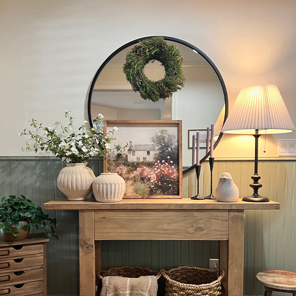 Lemon Thyme and Rosemary Wreath