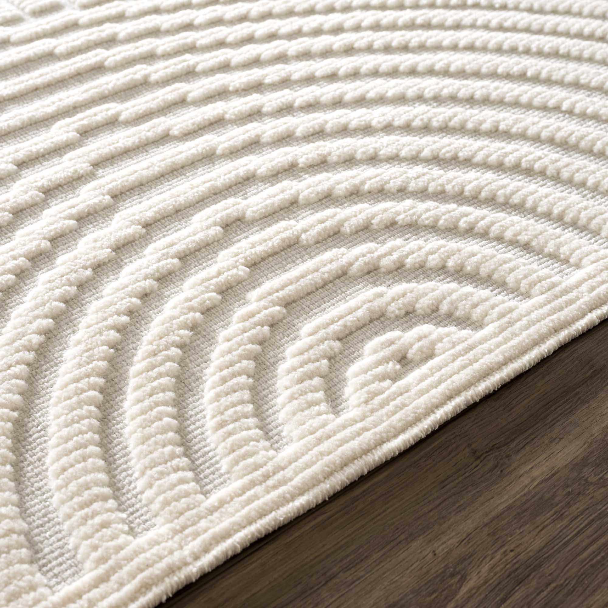 Off White Washable Area Rug