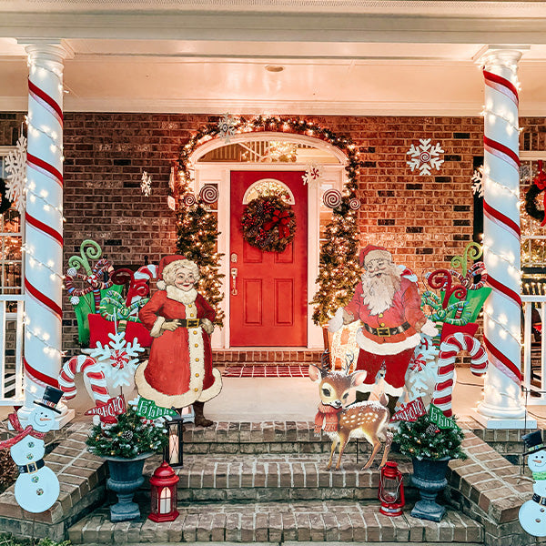 51 Inch Life-sized Indoor/Outdoor Mrs. Claus Cutout | Santa's Family Collection