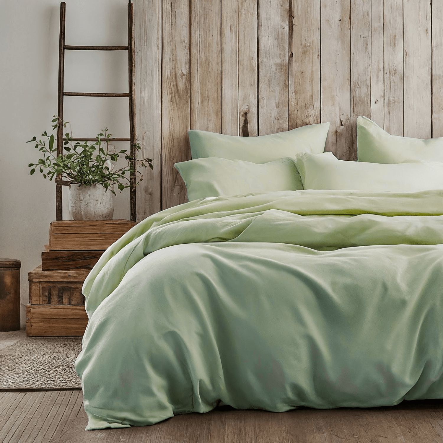 Sage Green Duvet Cover Set