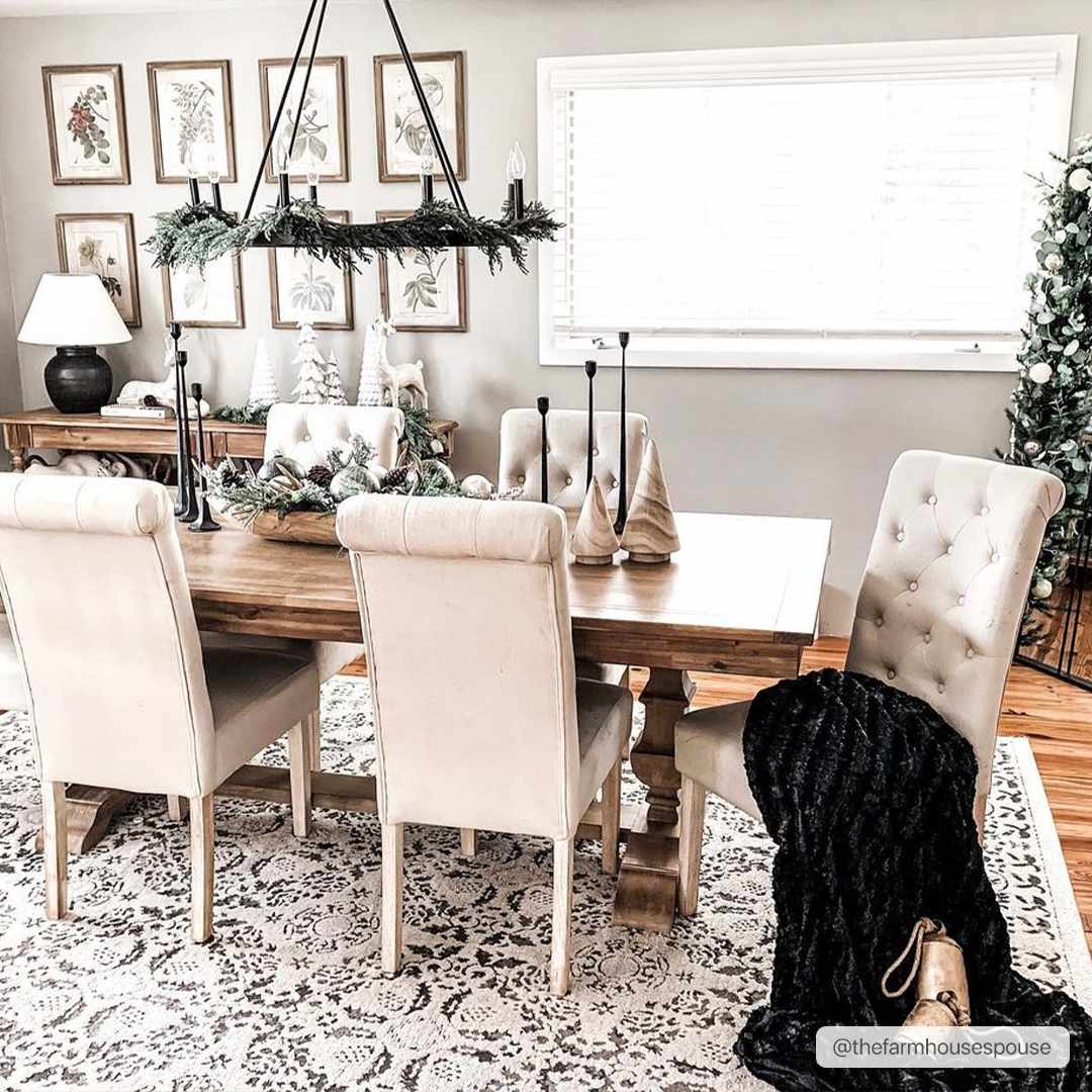 Charcoal Medallion Area Rug