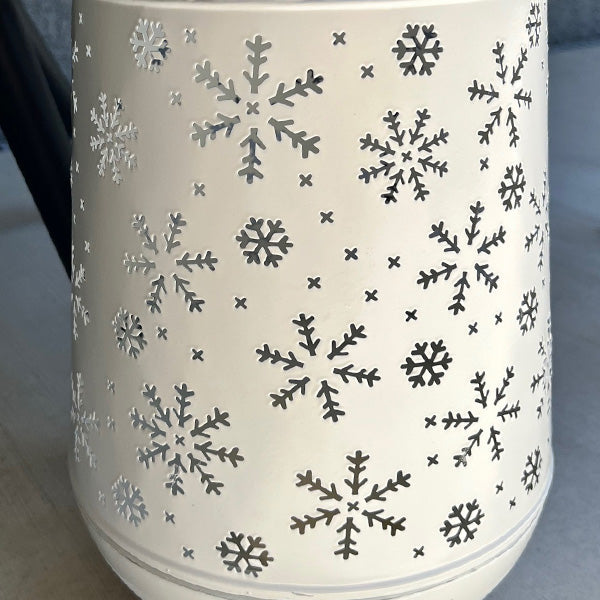 Metal Snowflake Lanterns, Set of 2