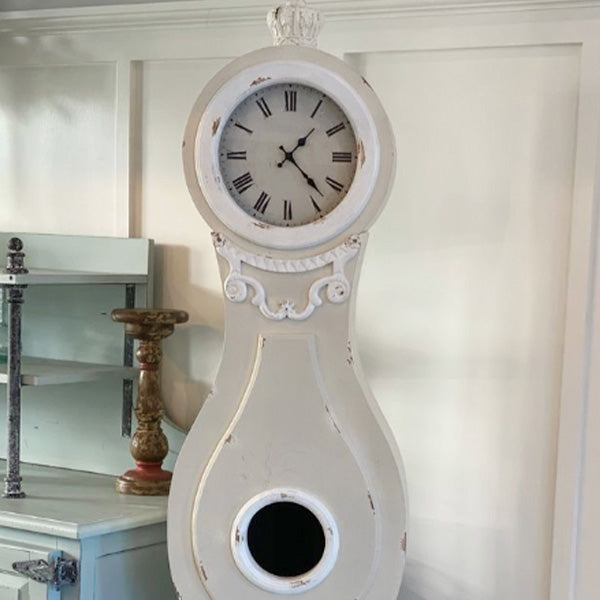 Distressed Swedish Mora Floor Clock