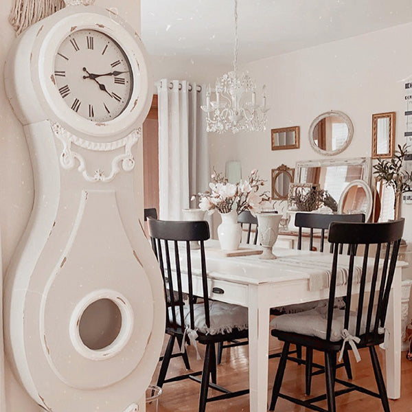 Distressed Swedish Mora Floor Clock