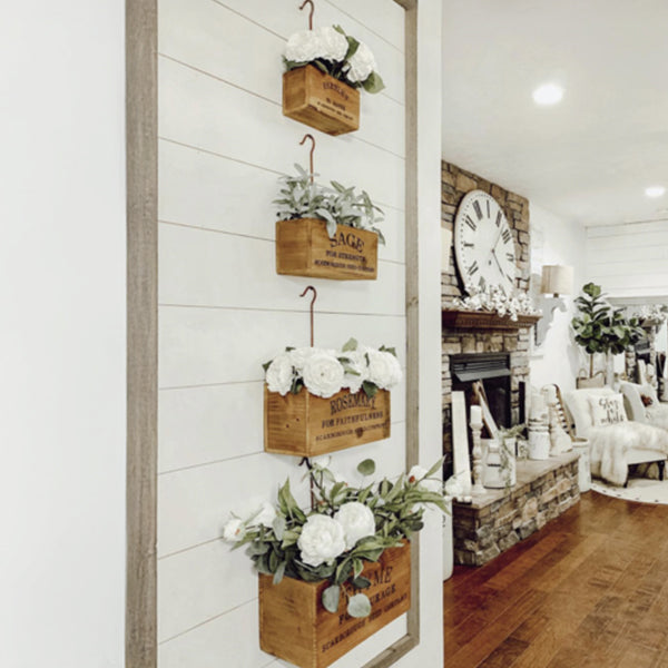 Natural Herb Buckets, Set of 4