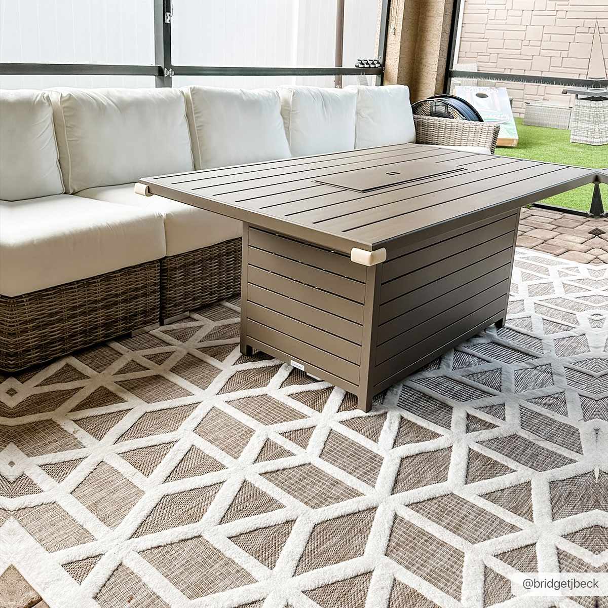 Tan Outdoor Rug