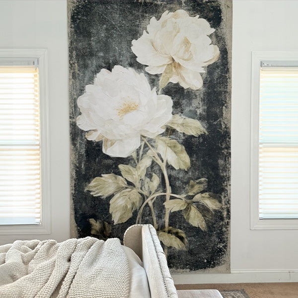 8.5 Foot Vintage Spring Floral Large Wall Tapestry