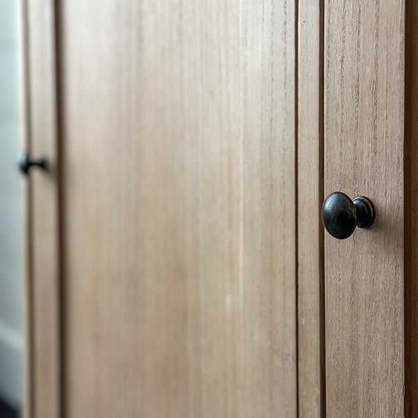 Rustic Georgian Inspired Wood Cupboard
