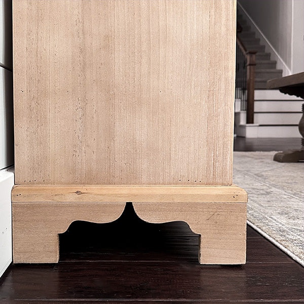 Rustic Georgian Inspired Wood Cupboard