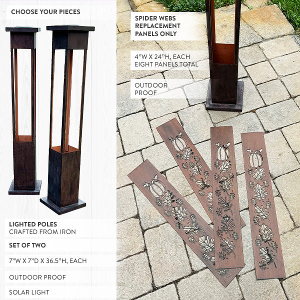 Interchange-a-glow Series: Pumpkin Light Pillars