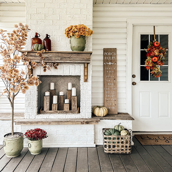 47 Inch Porch Rules Sign