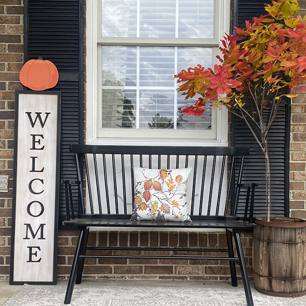 51 Inch All Seasons Welcome Porch Sign, Set of Eight