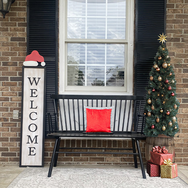 51 Inch All Seasons Welcome Porch Sign, Set of Eight