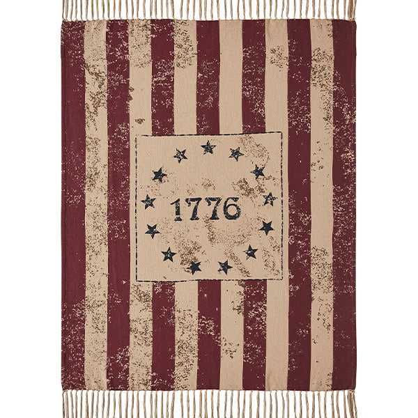 Patriotic Cotton Throw, Choose Your Style