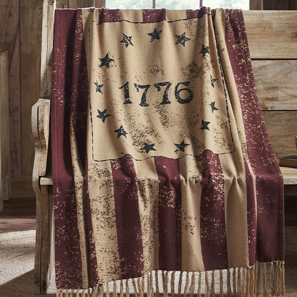 Patriotic Cotton Throw, Choose Your Style