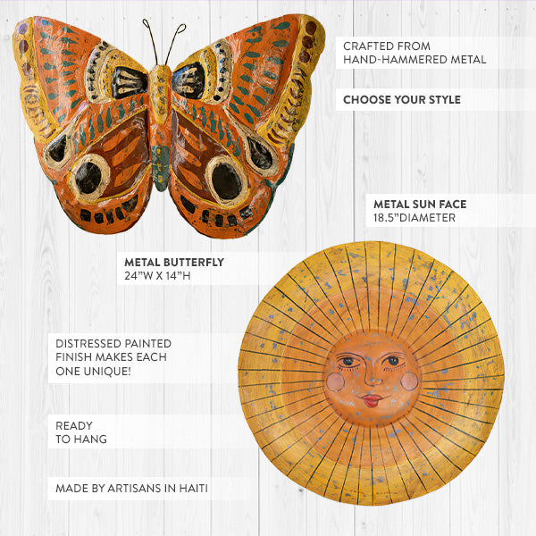 Artisanal Handcrafted Summer Wall Decor, Choose Your Style