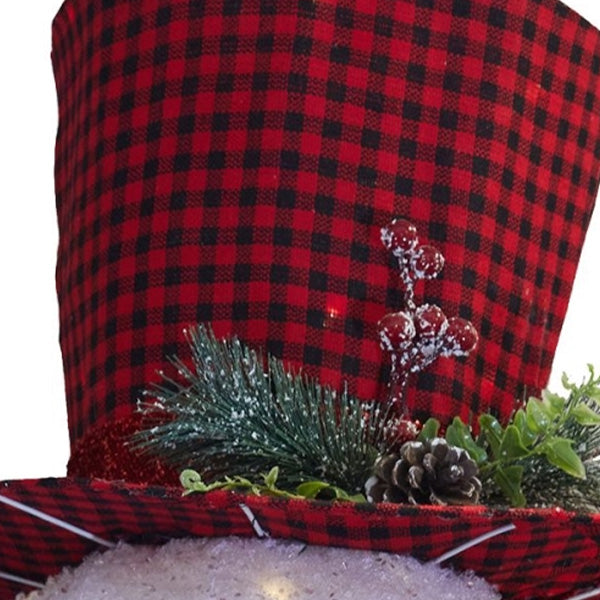 22 Inch Whimsical Light Up Snowman Tree Topper