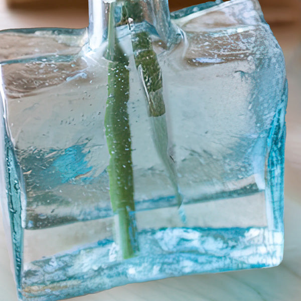 Recycled Glass Vases, Set of 3