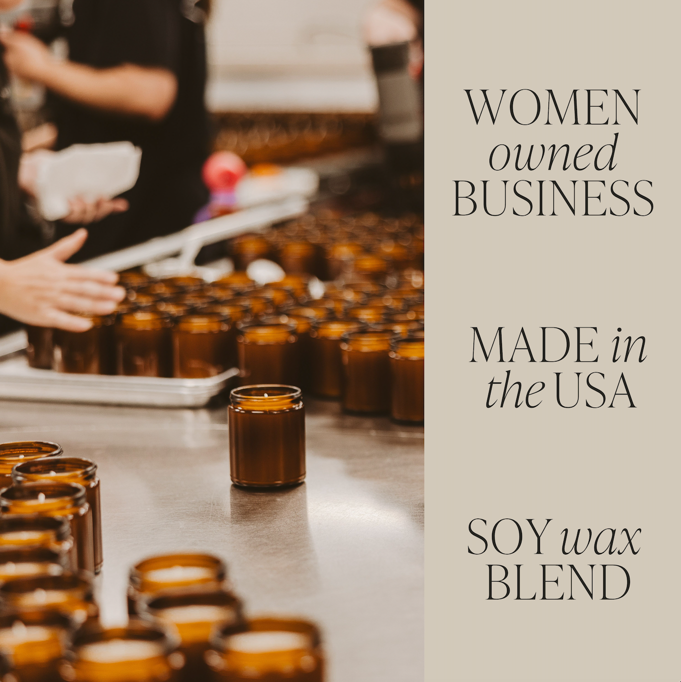 Driftwood and Mahogany Soy Candle, Amber Jar - 9oz