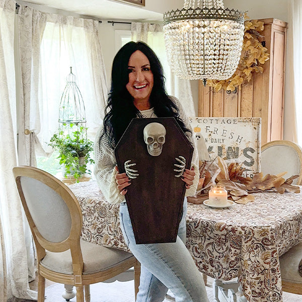 Skeleton Food Safe Wooden Serving Board