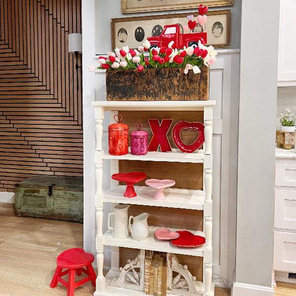 Valentine's Day Metal Outdoor Yard Stakes, Set of Two