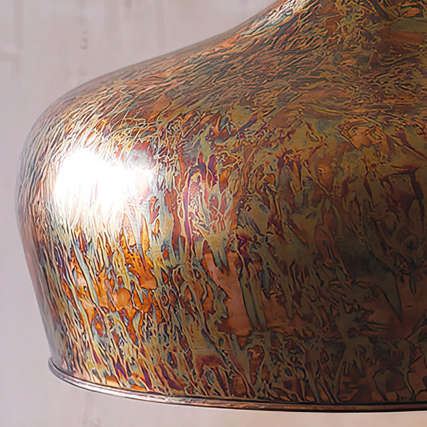 Rustic Distressed Tear Drop Pendant Lamp