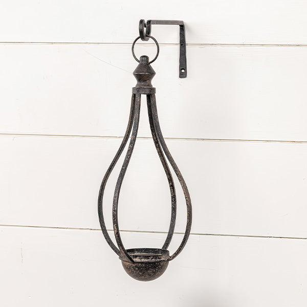 Black Teardrop Lantern