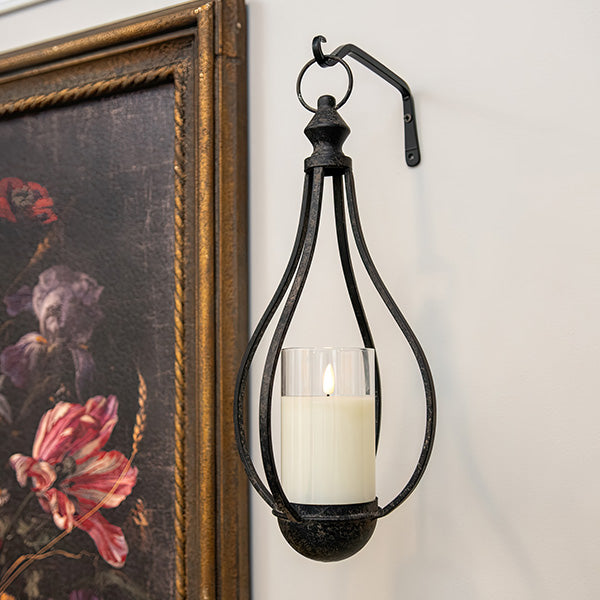 Black Teardrop Lantern