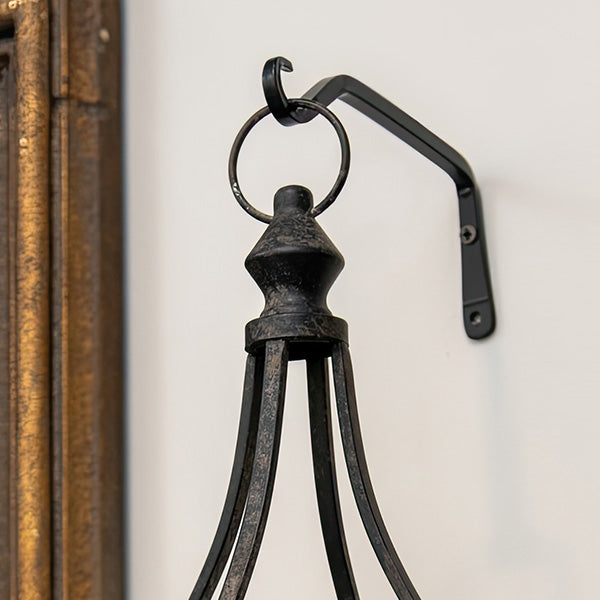 Black Teardrop Lantern