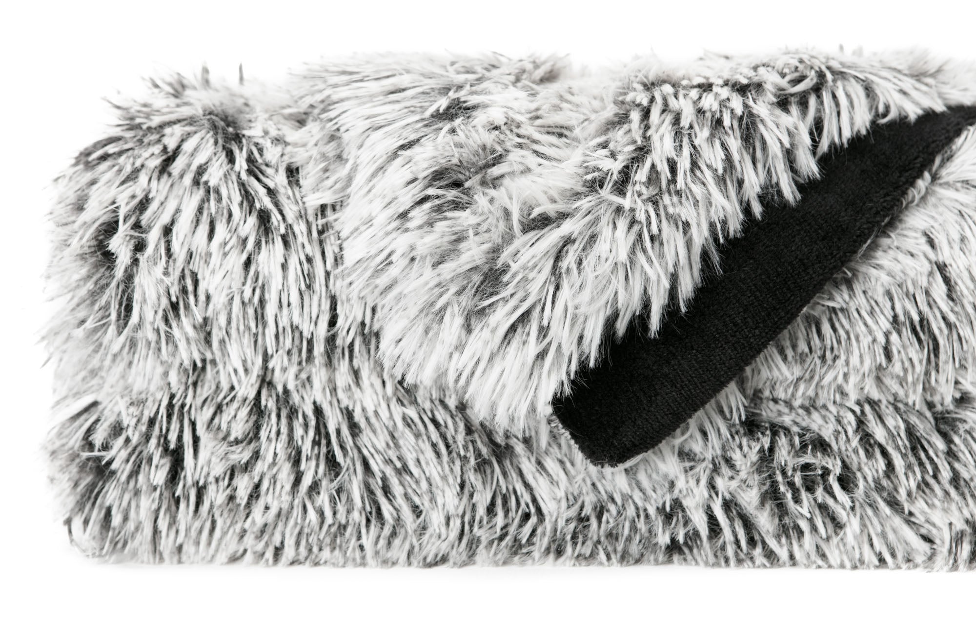 Longfur Ombre Faux Fur Throw Blanket-Tolkye