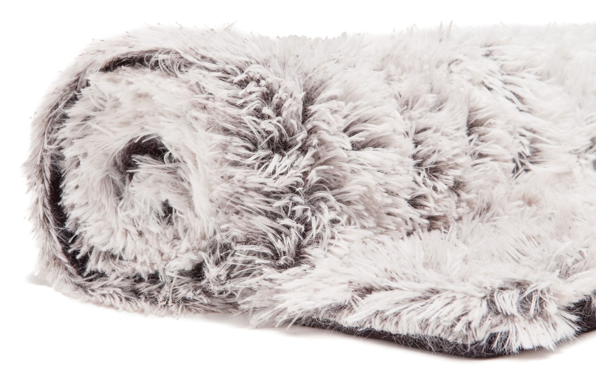 Longfur Ombre Faux Fur Throw Blanket-Tolkye