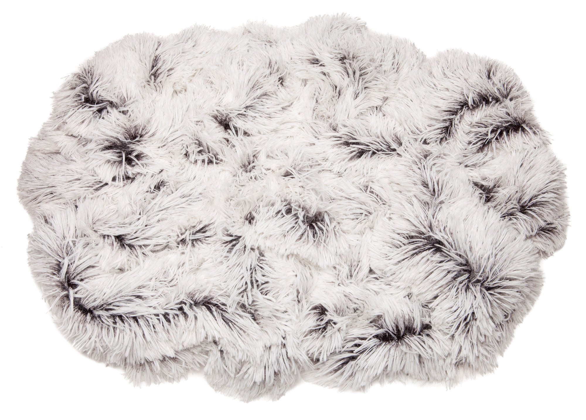 Longfur Ombre Faux Fur Throw Blanket-Tolkye