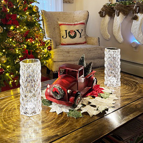 Premium Crystal Touch Lamp, Set of Two