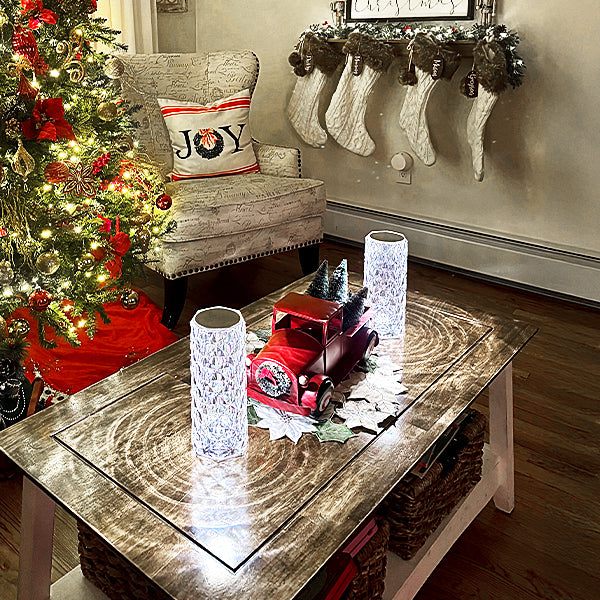 Premium Crystal Touch Lamp, Set of Two