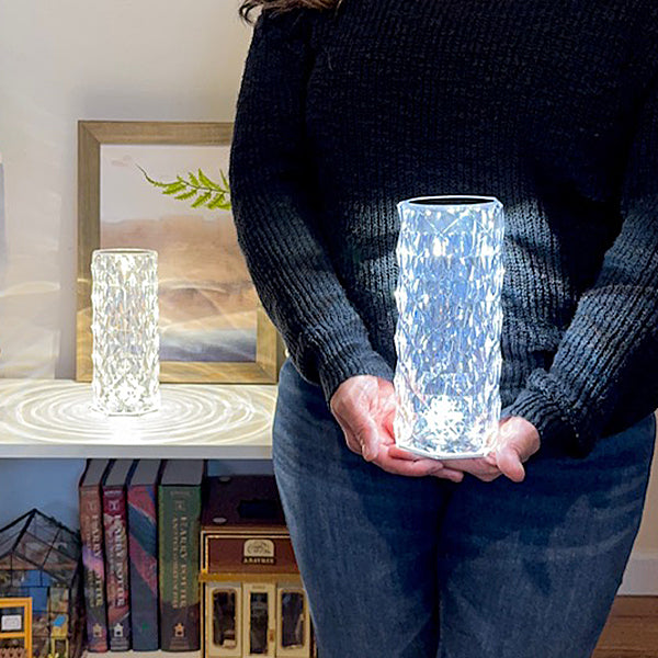 Premium Crystal Touch Lamp, Set of Two