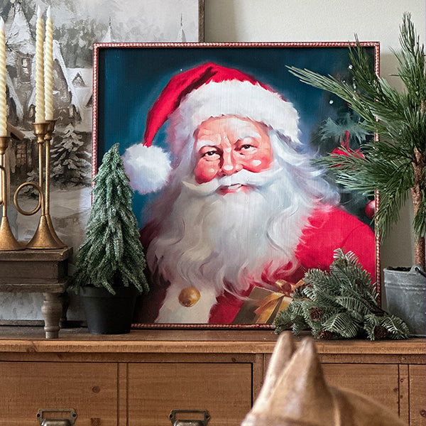 Faux Pine Christmas Trees with Pot, Set of 2